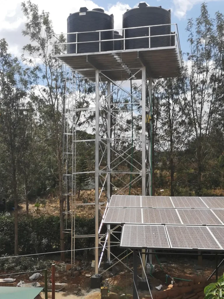 solarized borehole setup