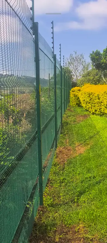 steel perimeter fence