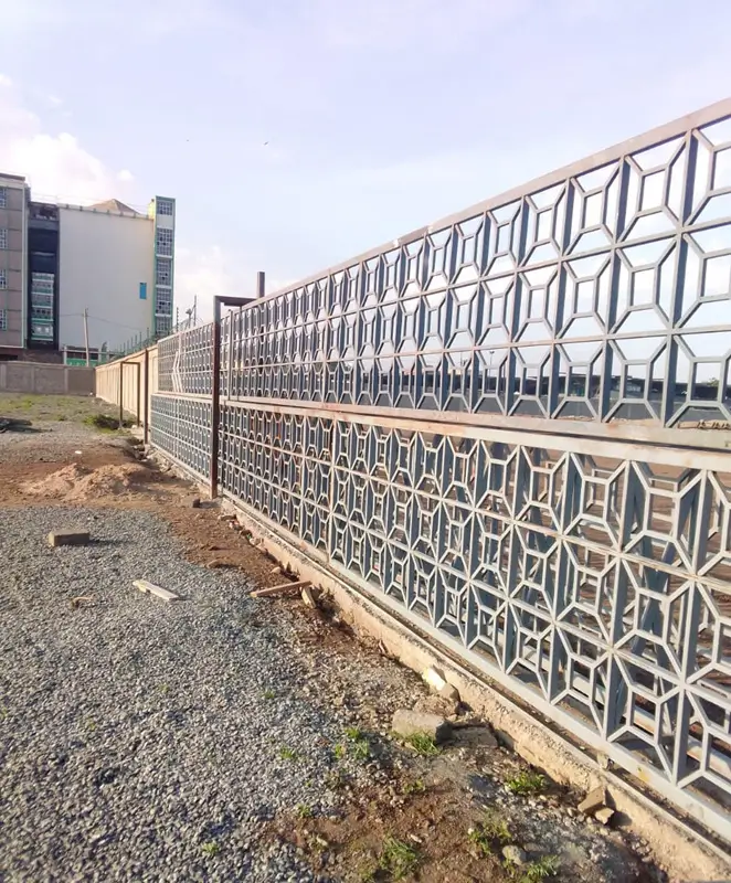 steel wall fencing