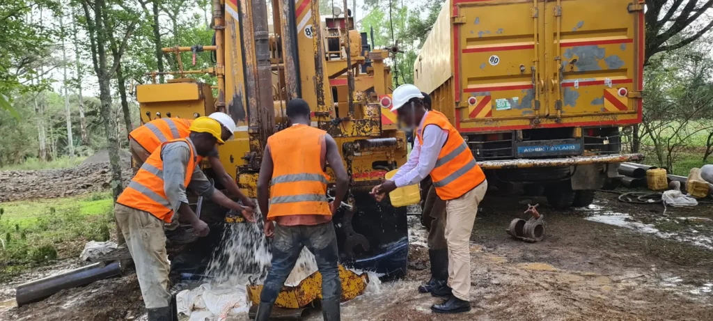successful borehole drilling