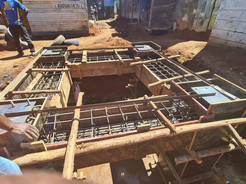 water tank tower foundation